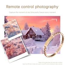 Elegante pulsera inteligente para mujer, con control remoto de cámara, contador de pasos, varios modos deportivos, dispositivo portátil inteligente, resistente al agua IP68, regalo perfecto para mujeres, regalo de cumpleaños romántico