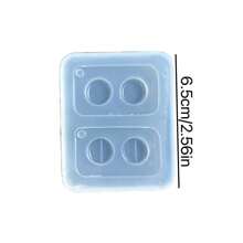 Round Pill Resin Casting Mold Silicone Mold Accessories Resin Liquid Molds Resin Keychain Silicone Mold Resin Molds - Silicone - View 7