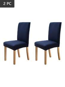 2/4/6pcs Solid Color Elastic Chair Cover Home Decoration Chair Slipcovers For Chair Covers Dining Room Bedroom Living Room Outdoor Hotel Wedding Office Kitchen Seat Covers Pet Stain Chair Dust Cover Autumn Home Decor Chairs And Chair Cushion Covers