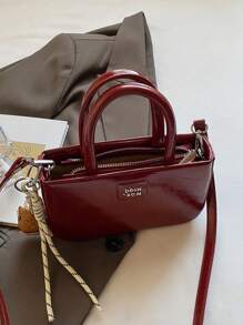 Fashionable Solid Color Simple Versatile Shoulder Bag Classic Popular Niche Design Handbag Elegant Adjustable Shoulder Strap Crossbody Bag, Suitable For Daily Travel Commuting Work Shopping Dating.