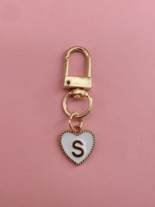 HAILIAN A Bag Pendant Designed Based On English Letters, With A Fashionable And Simple Style, Suitable For Halloween Costume Matching, Suitable For College Students And Elementary School Students Bag Pendant, Car Keychain, Birthday, Holiday, Back To School Season, Halloween Small Gifts - White - View 34