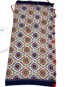 女士简约印花围巾，时尚围巾，新款春夏防晒沙滩披肩，女士披肩 - 彩色 - 查看 8