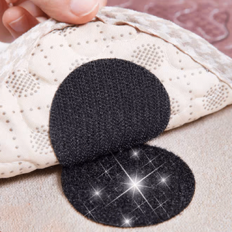 10 Pairs Double-Sided Adhesive Damage-Free Hook-And-Loop, Round Glue Dot Non-Slip Mat For Bedding, Carpets, Tablecloths, DIY Fixing, Sofa, Mattress, Curtain, Versatile Fixing Accessory