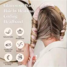 SATIN CURLING KIT (Heatless Curls) + SCRUNCHIES - Nhiều màu - Xem 3