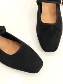 REVREAL Mary Jane Ballet Flats - Black - View 3