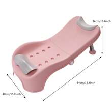 Rainaut Adjustable Children's Shampoo Chair, Children's Sensory Chair, 0-5 Year Old Children's Shampoo Chair Shower, Children's Shampoo Chair, Children's Shampoo Salon Chair 50kg/110.23lbs Maximum Load Capacity (Pink) (Pink) Exquisite Holiday Gift (US Stock) Faster Delivery