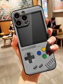 游戏打孔边缘保护手机壳,彩绘设计,兼容 iPhone 16/16 Pro/16 Plus/16 Pro Max、iPhone 14 Pro Max、iPhone 13、iPhone 11、iPhone X/XR、iPhone 7/8 系列、/Redmi 系列 - 彩色 - 查看 3