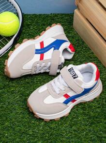 Children/Kids, Boys & Girls Casual Sports Shoes, Anti-Slip Soft Outsole, Spring & Autumn - Blue - View 6