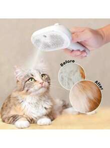 3 In 1 Steam Brush Spray Hair Combing USB For Pets Dogs Cats And Rabbits