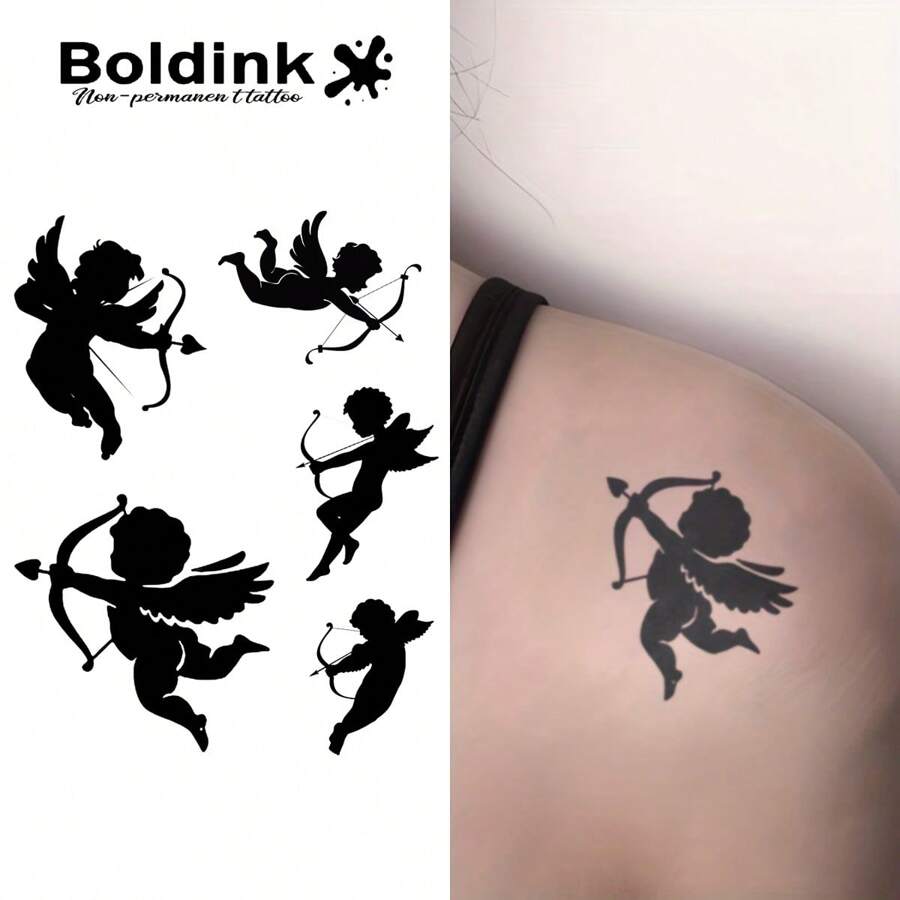 Tattwo.me – Tatuaje temporal para adultos y niños, dura 2 semanas, resistente al agua –69 – Tinta de origen vegetal - Certificado UE de cosméticos – (P1021
