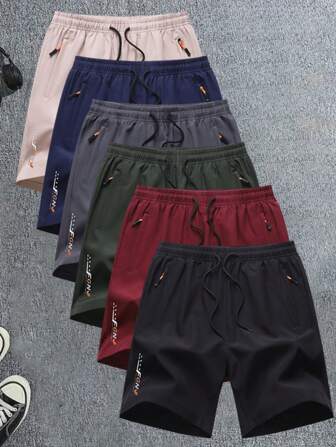 1 件男士休闲透气速干运动跑步短裤