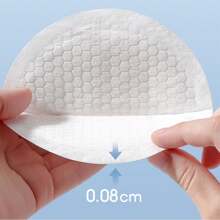 100pcs Disposable Anti-Overflow Nursing Pads, Single-Packed, Ultra-Thin & Breathable, Postpartum Leak-Proof Breastfeeding Nursing Pad - Multicolor - View 4