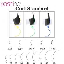 Lashine All Size 16 Rows 1 Case C Curl Faux Mink Eyelashes Extension Individual Eyelashes Artificial Fake False Eyelashes Lash Extensions