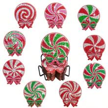 10pcs/Set DIY Candy Shaped Artificial Diamond Painting Coasters Set, Size 10cm*8cm/4in*3.14in Anti Slip Wooden Diamond Art Coasters With Holder For Home Kitchen, Office Desk, Dining Table Protection And Restaurant Decoration, Arts And Crafts Gift For Beginners, Parents, Friends, Suitable For Valentine's Day, Birthday, Mother's Day, Festival And Christmas Holiday Party Decoration