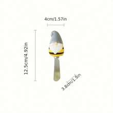 Spring Ceramic Bee & Sunflower Butter/Snack Plate, Decorative Dessert Dish, Western Dining Tableware - Multicolor - View 13