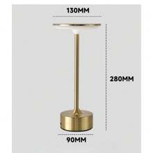1pc Charging Induction Metal UFO Table Lamp, Camping LED Atmosphere Light, Hotel/Restaurant/Bedroom Decor Lamp, Rechargeable Night Light