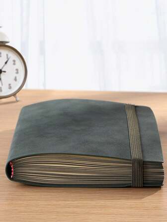 Cuaderno de diario engrosado A5, 128 páginas, Bloc de notas para estudiantes universitarios de diseño simple, papel rayado y papel cuadriculado disponible, papel grueso, útiles escolares y de oficina