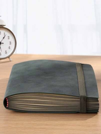 Cuaderno de diario engrosado A5, 128 páginas, Bloc de notas para estudiantes universitarios de diseño simple, papel rayado y papel cuadriculado disponible, papel grueso, útiles escolares y de oficina