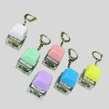 1pc Anti-Stress Artifact Keychain With Pressable Buttons, Stress Relief Toy & Mini Gift