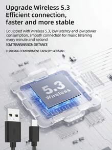 WoSD Fone de Ouvido Sem Fio Esportivo À Prova d'Água TWS, Estéreo Hi-Fi para Celular com Microfone e Redução de Ruído, Excelente Presente Pensativo para Homens/Mulheres/Namorada/Namorado/Amigo/Presente de Aniversário