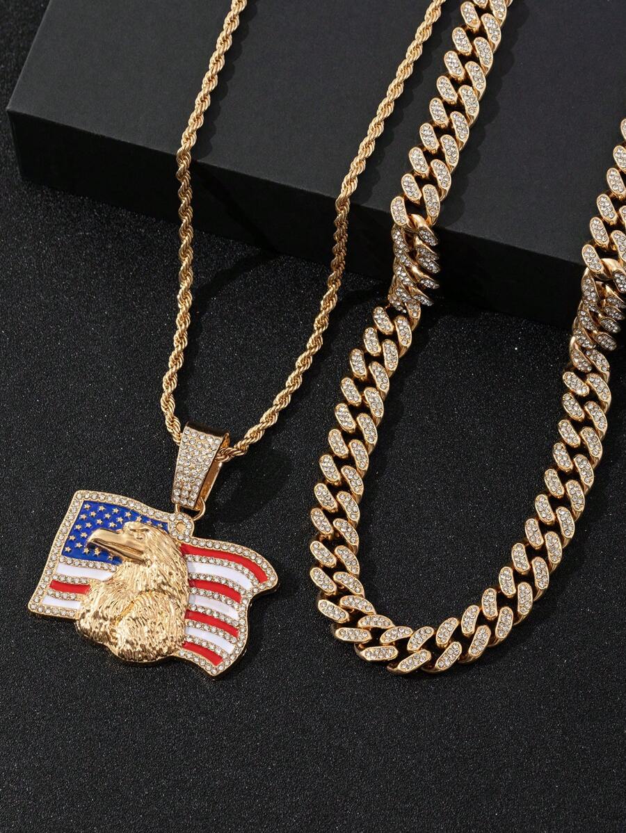 女士吊坠项链，欧美嘻哈风格，派对礼物，生日，街头风格