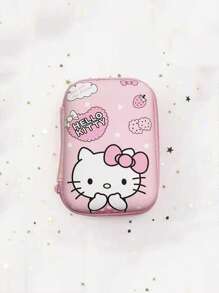 Sanrio Sanrio 1pc Cute Cartoon Data Cable Storage Bag, Mobile Phone Charger Portable Large-Capacity Storage Bag, Headphones U Disk Ccd Camera Bag Storage Bag Zipper Bag