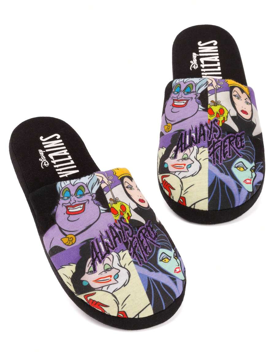 Womens Mule Slippers (Black) - 黑色 - 查看 1