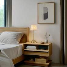 2 Packs Portables Cordless Table Lamp, Fabric Shade Desk Lamp, Rechargeable Battery Powered Lighting, Dimmable Light For Dining Room, Bedroom, Bedside, Bar, Night Light, Camping, Balcony - BZD-2PACK - View 10