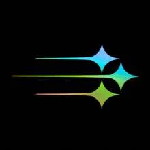 1 件动漫风格流星乙烯基汽车贴花贴纸，适用于车门和引擎盖，哑光表面，不对称形状，自粘，动态几何设计，用于车辆装饰