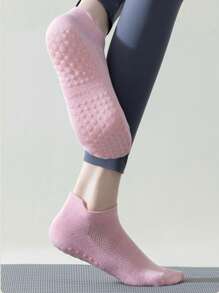 3/5/8 Pairs Of Yoga Fitness Sports Colorful Socks Women's Pilates Mesh Breathable Non-Slip Grip Socks For Dance Yoga Fitness Running