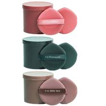 7pcs Air Cushion Makeup Sponge Puff, Storage Case Included, Round/Teardrop-Shaped Available, Dry And Wet Use Blender Set, Ideal For Powder Foundation BB Cream,Etc