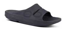 OOFOS Men's OOahh Sport Slide Sandal - Black Matte - Black - View 2