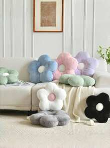 Flower Cushion, Soft Floral Lumbar Pillow, Sofa Chair Bed Home Decor, Bedroom Living Room Floral Cushion, Spring, Wedding Chronicle Furniture Decorative Pillow