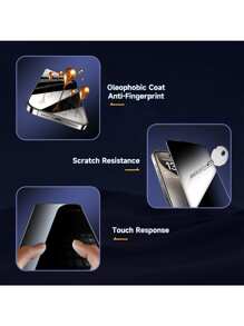 Yezodawee 2 Packs Privacy Screen Protector Auto-Alignment Kit For IPhone 16E 16 Pro Max, 9H Hardness Shatterproof Tempered Glass Film Protective Ultra-Fast Installation Dust Free Design Screen Protector Camera Protection Film Anti-Peeaping Toughened Glass Phone With Install Kit, 9H+ Hardness, Anti-Spy, Anti-Scratch, Full Coverage Protection For 17 Pro Max/17 Pro/17 Air/17/16 Pro Max 6.9" 15pro Max 14 /13/12/11 No Bubbles No Dust