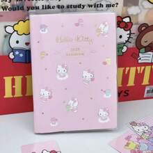 Sanrio Sanrio Hello Kitty 2025 Diary Notebook - 96 Pages, Mixed Color, High Beauty Illustration, Paper Material, Cute Kitty Design, Colorful Pages, Officially Licensed