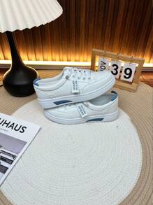 1 双女式一脚蹬运动休闲鞋、低帮轻便运动鞋、瑜伽鞋 - 藍色 - 查看 3