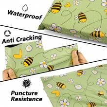 Jowlroel 聚乙烯邮寄袋 10x13 英寸 200 件，12x15.5 英寸 50/100 件，14.5x19 英寸 50/100 件 - 蜜蜂印花运输袋，厚度 2.4 毫米，防水防撕裂邮寄信封，适用于小型企业返校的自封包装袋