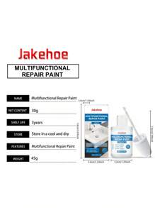 1/2pcs Multifunctional Repair Paint, Waterproof Bathroom Renovation Cover Scratch Defect Repair Wall Multipurpose Paint
