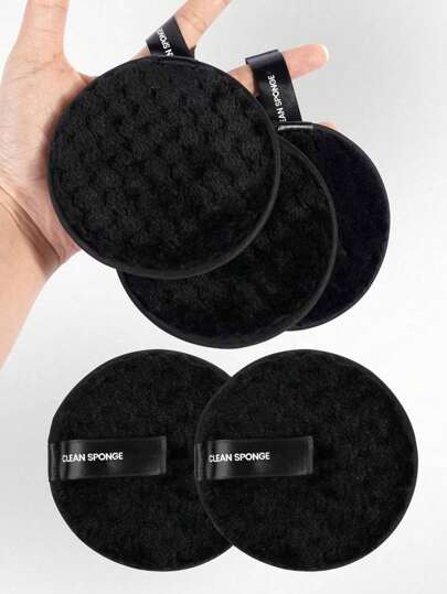 5/1pc Reusable Makeup Remover Puff, Makeup Brush, Setting Powder Puff, Makeup Sponge, Cleansing Cloth, Powder Puff, Cleaning Sponge, Beauty Sponge, Soft & Fluffy, Foundation, Eyeshadow, Beauty Tools, Face Brush, Eye Brush, Eyebrow Brush, Foundation Brush, Blush Brush, Mixing Brush, Makeup Tools, For Blending Liquids, Creams & Powders, Multi-Color Non-Latex, Wet & Dry Use Makeup Sponge