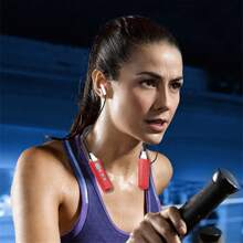 1pc Magnetic Design Button Control Soft Silicone Flexible Neckband HiFi Stereo Wireless Earphones, Fashion Wireless Music Headphones With 60 Hours Playtime