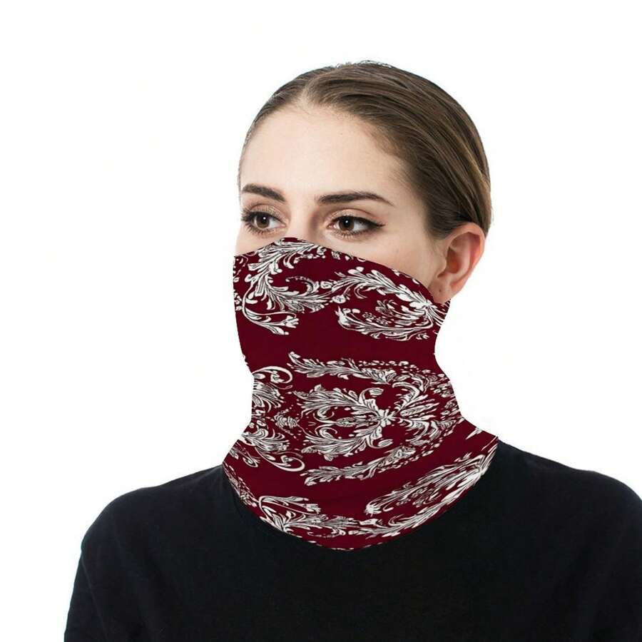 1pc, Paisley Variable Headscarf, Polyester Microfiber Material, High-Quality Soft And Comfortable Headscarf, Flexible, Breathable, Lightweight And Fast Drying, Can Effectively Block UV, The Best Dust, Snow, Sun Or Wind Protection.