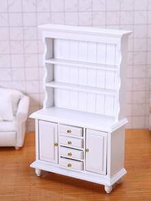 1:12 Mini Librería en Miniatura, Gabinete Expositor de Tres Niveles y Cuatro Cajones para Casa de Muñecas, Decoración de Gabinete, Decoración de Librería, Modelos de Muebles en Miniatura, Manualidades de Miniatura de Estantería de Estudio, Regalos de Fiesta, Sorpresas de Vida, Regalos de Fiesta.