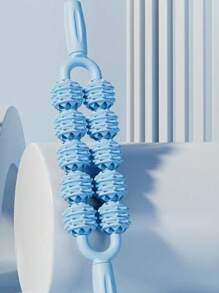 24 Rollers Leg Massager - 10 Extra Wide Dual Row Rollers, Double Massage, Rolling Leg Slimming Device - Circular Clip On Calf And Thigh Muscle Relaxer - Massage Roller Stick, Yoga Accessory, Leg Roller Relaxation, Thigh Clamp, Massage Stick Muscle Relaxation, Muscle Stretching Dedicated Equipment, Muscle Relaxation - Multicolor - View 13