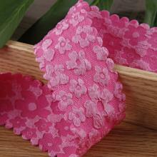 Curly Plum Blossom Jacquard Ribbon, DIY Bow Hair Accessories, Clothing Collar, Cuff Decor, Floral Gift Wrapping Ribbon