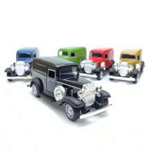 Modèle de collection de voiture ancienne de style vintage, convient aux enfants de 8 à 12 ans ou comme cadeau de Noël, rentrée scolaire