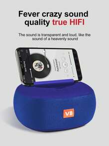 LP-V8 便携式桌面迷你无线蓝牙低音扬声器，带锂电池，适合室内和室外使用