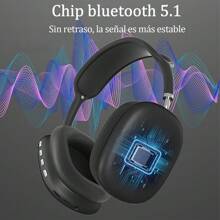 Bluetooth Headset With Active Noise Cancellation, Wireless Bluetooth Headset, Gaming Headset, Long Battery Life - 白色 - 查看 3
