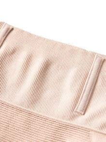 Women Shapewear To Control Waist, Seamless Lace Body Shaper Compression Shorts