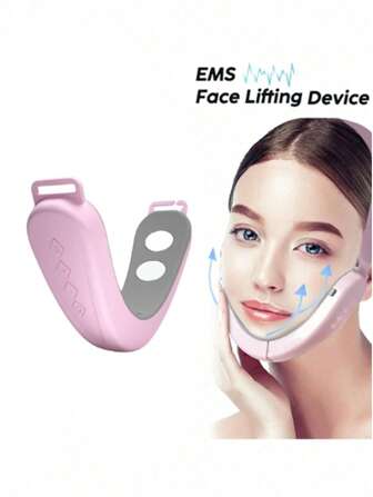 1个V型面部按摩器，智能美容仪，便携通用，女性适用 - 母亲节礼物