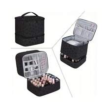 Makeup Bag Nail Polish Storage Organizer Portable Carry Case Essential Oils NEW Portable Essential Oils Organizer Nail Polish Storage Bag Cosmetic Carry Case UK